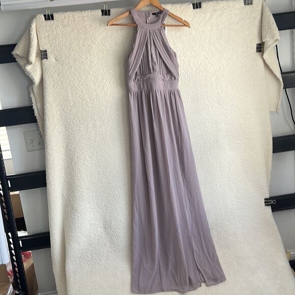 TFNC Prague Maxi Dress Light Grey‎ Size Small UK 8 - Picture 2 of 12